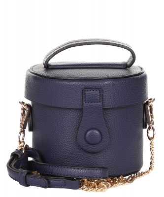 Fashion Cylindrical Cute Crossbody Bag CA119 NAVY/